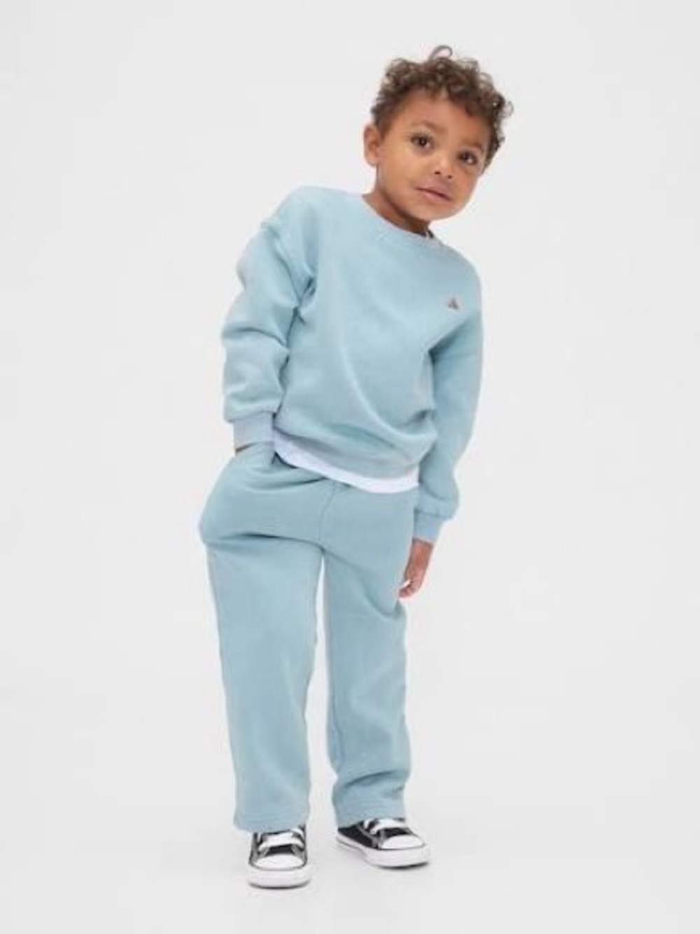 Baby GAP Blue Fleece Sweatshirt & Jogger Set 12-18M | Matching Tracksuit